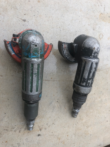 Used 4inch and 7inch Air Angle Grinder