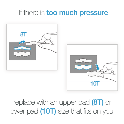 SIZE ADJUSTMENT PADS