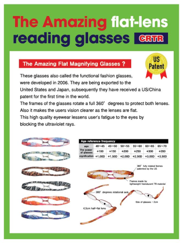 Flat Reading Glasses