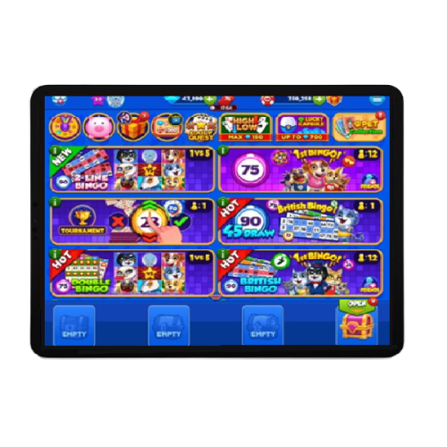 It consists of 12 different bingo games
