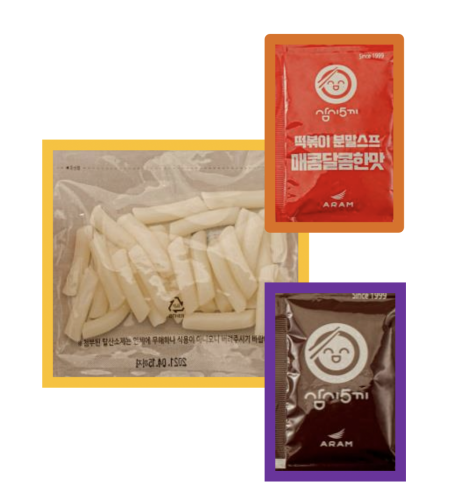 A Sauce of Mimi Jjajang Topokki Salty and Sweet Rice Cake