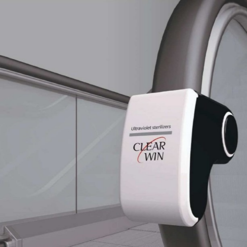 Escalator Handrail Sanitizer