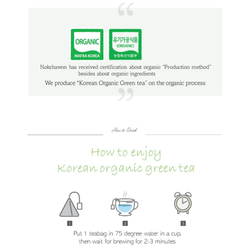 Organic ingredients production process
