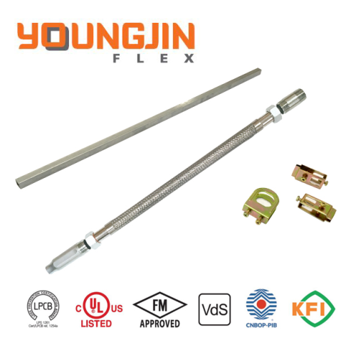 Braided hose with fittings and accessories