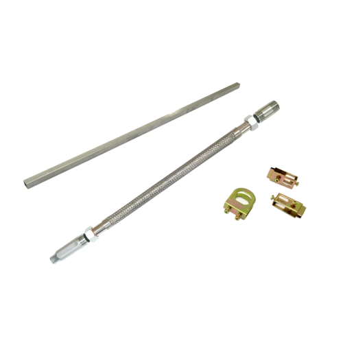 Braided hose with fittings and accessories