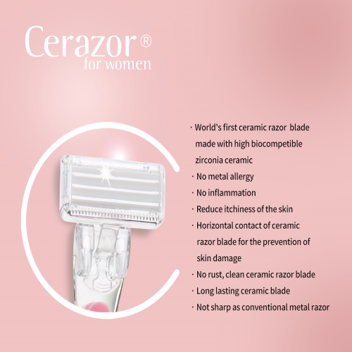 Cerazor Ceramic razor for women