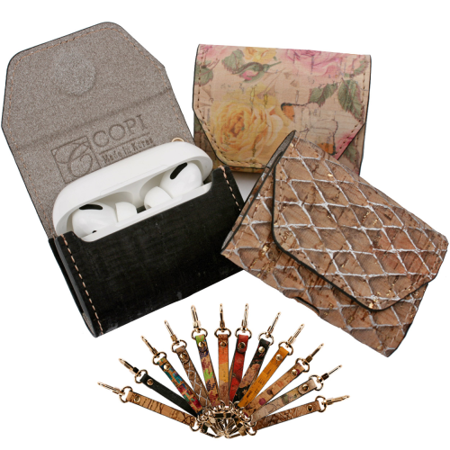 AirPods Pro Case Vegetable CORK Leather Vegan Fash