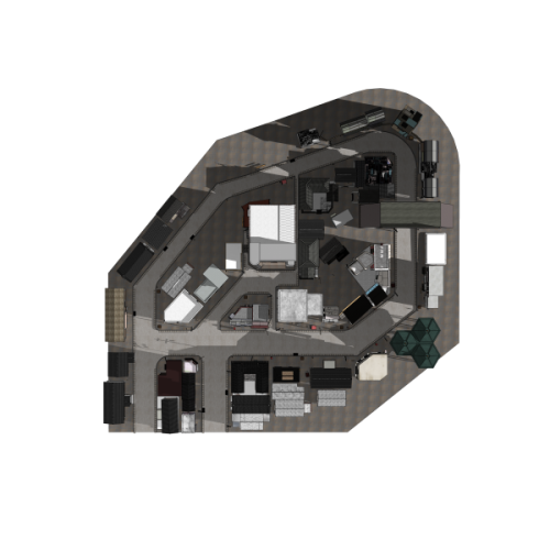 Sketchup 3D Modeling Korea poor hillside village