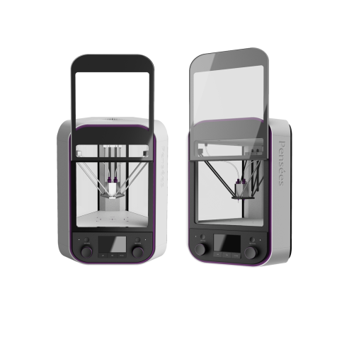 Sliding front door for particulate control 