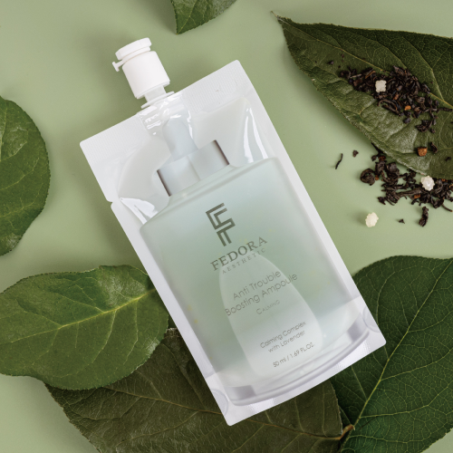 Soothing, moisture double care solution calming ampoule