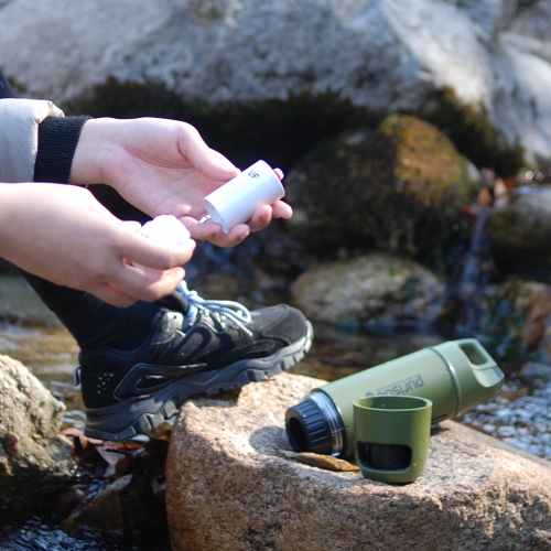 PURISOO PLUS Portable Water Purifier Bottle