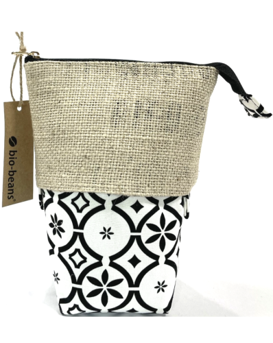 2 in1 slide case made by wasted coffee sacks 