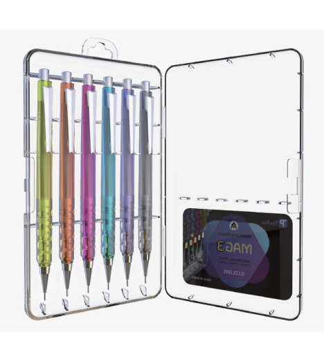 triangular mechanical pencil set