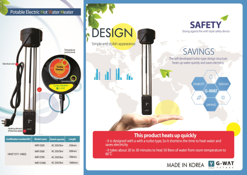 We can provide you with hot water quickly.