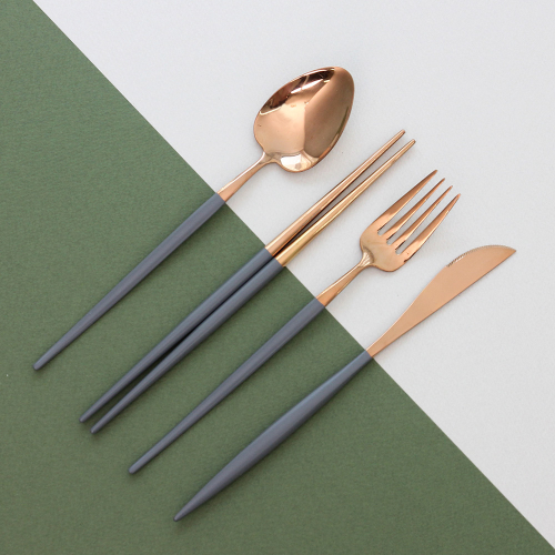 Mariebel Cutlery 4P SetMisty Charcoal