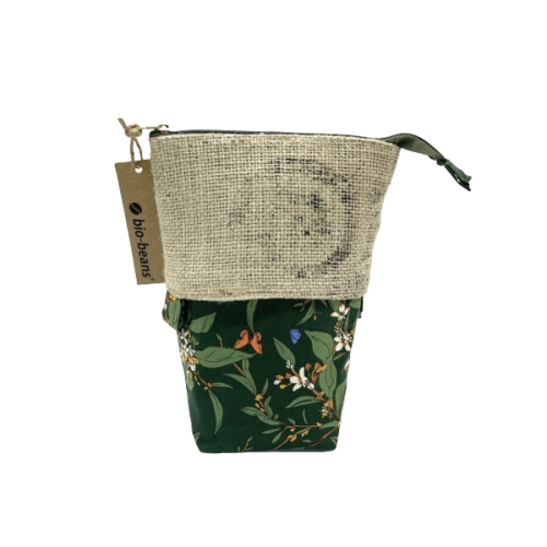 2 in1 slide case made by wasted coffee sacks 