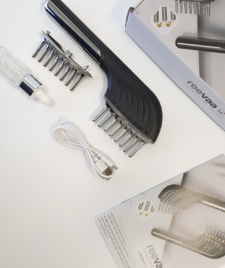 scalp care device garvanic LED light vibration