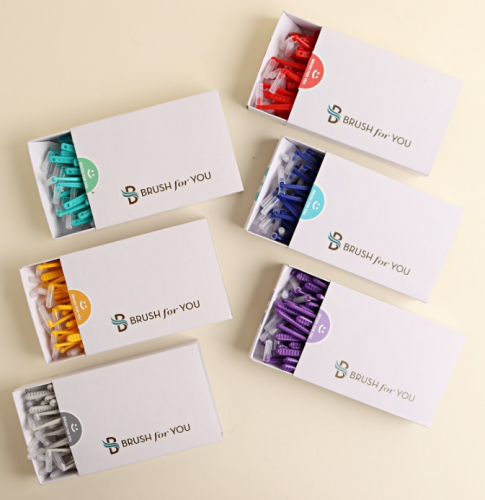 L type interdental brush 50 per a box