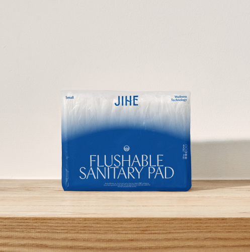 JIHE BIODEGADABLE and FLUSHABLE SANITARY PAD SMALL
