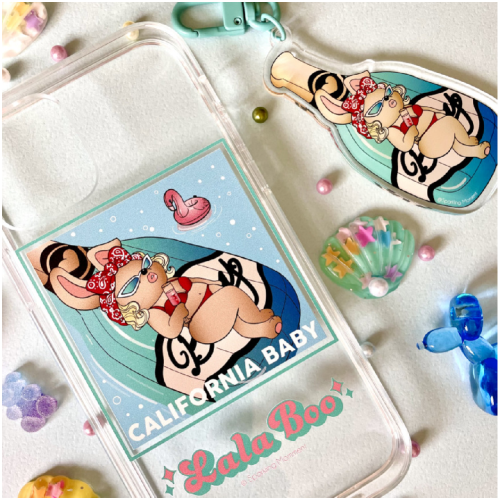 Lala Boo Clear Phone Case