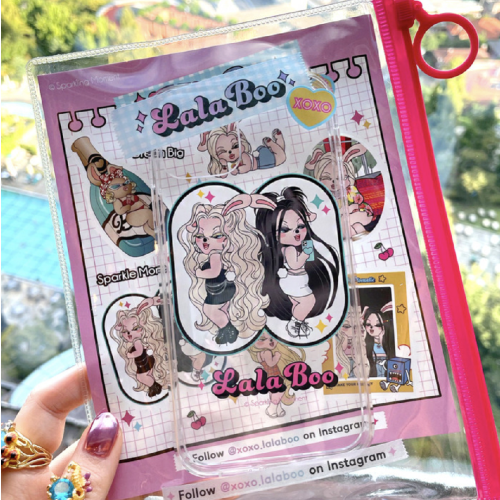Lala Boo Clear Phone Case
