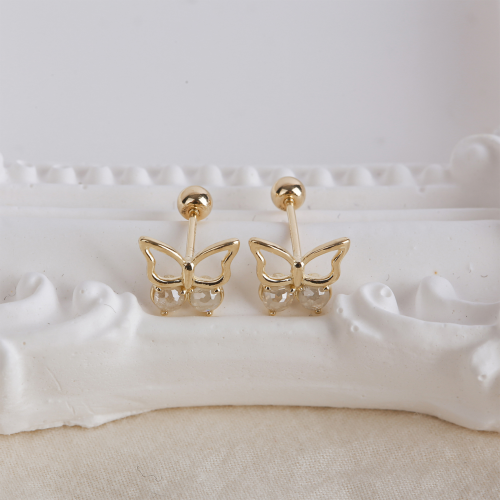 Butterfly Rough Diamond Piercing