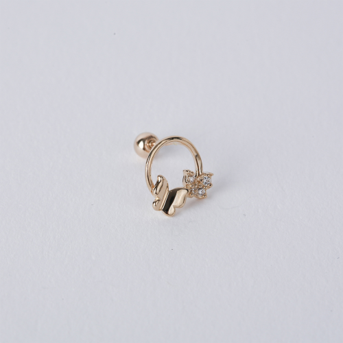  Butterfly Curve Piercing