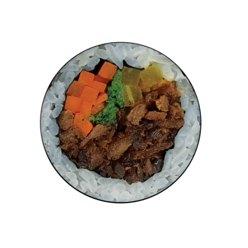 Kimbap with burdock and fried tofu