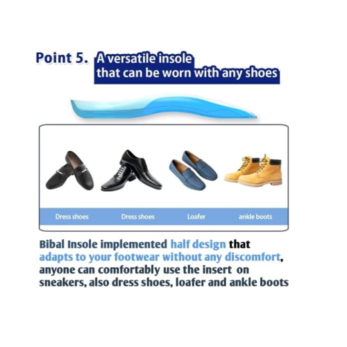 Plantar Fasciitis Relief Half Gel Insoles Arch Sup