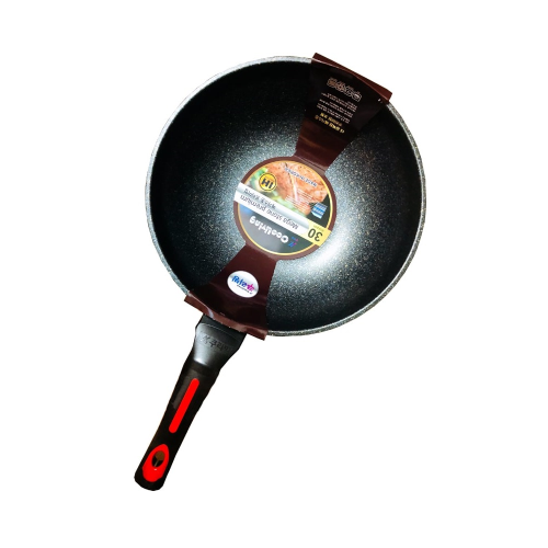 COOLIVING Premium Megastone Coating Wokpan 30cm