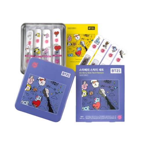 BT21 STICK TEA is made by BTS x LINEFRIENDS 