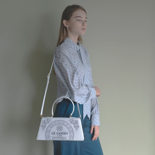 Biscotti Print Tote Bag Clear Water