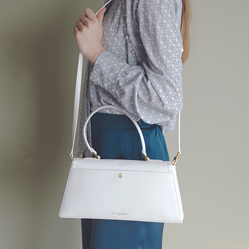 Biscotti Print Tote Bag Clear Water