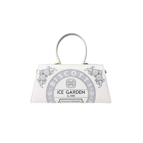 Biscotti Print Tote Bag Clear Water