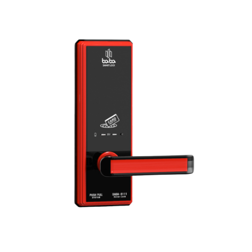 Smart  hotel lock with antimicrobial coating