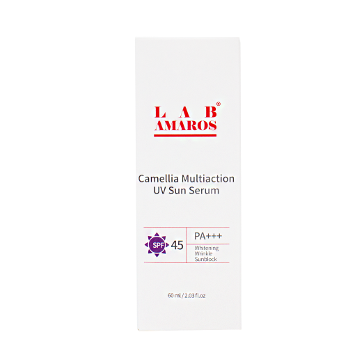 Camellia Multi-Action UV Sun Serum
SPF 45/PA+++
60ml
Certified FDA, NDC, KFDA