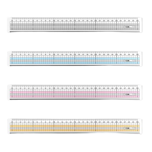 PROM Safe Cutting Ruler