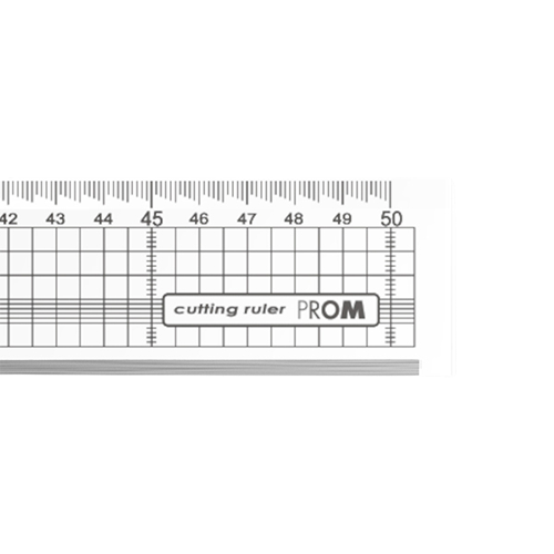 PROM Safe Cutting Ruler