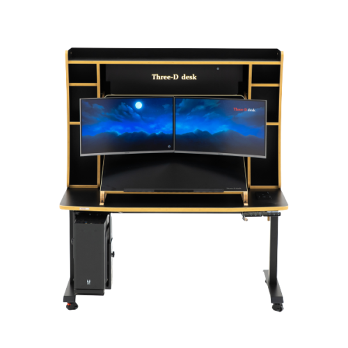 Ergonomic Workstation for Dual Monitor