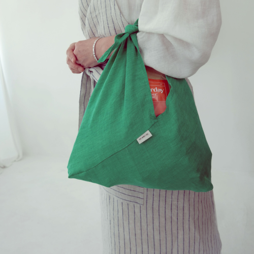 Linen Zero Waste Bento Bag