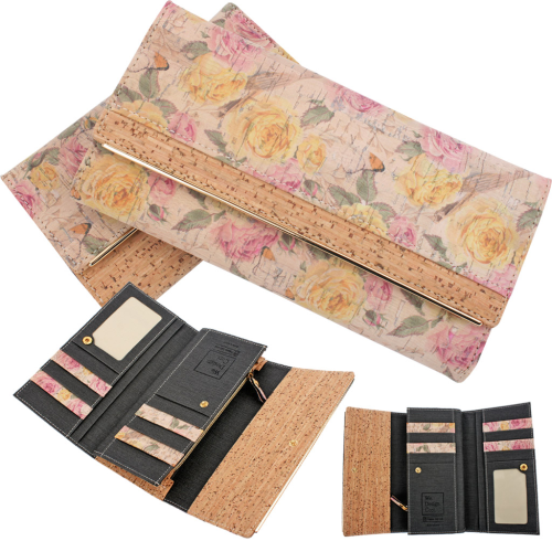 COPI Womens Wallets Vegetable Italy Cork Leather V