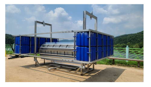 Multi-functional Water Purification Device  Based on Buoyancy Water Wheel System