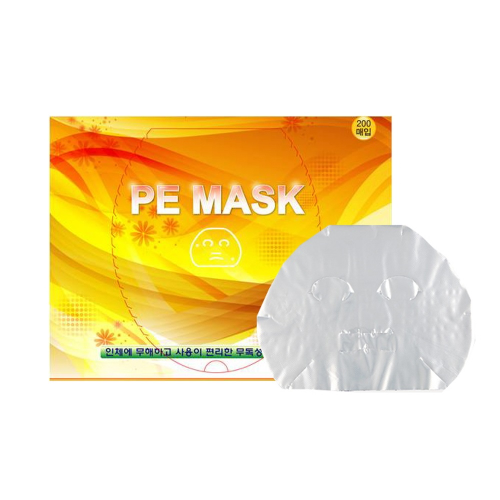 PE Mask 200 Sheets Film Vinyl Type Face Skin Care 