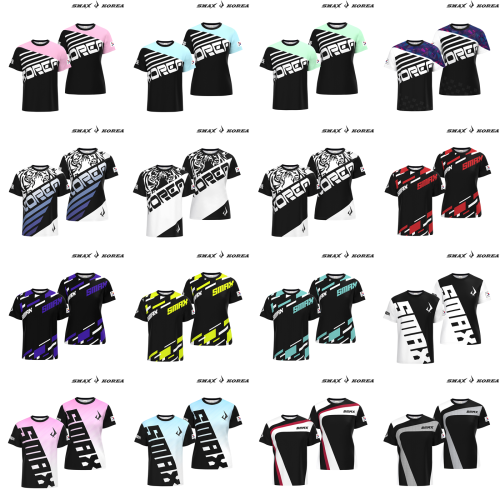 Smax Korea Mesh Fabric Sportswear Short Sleeve Tsh