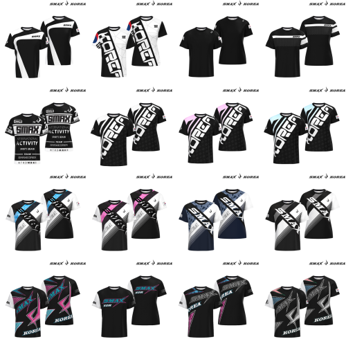 Smax Korea Mesh Fabric Sportswear Short Sleeve Tsh