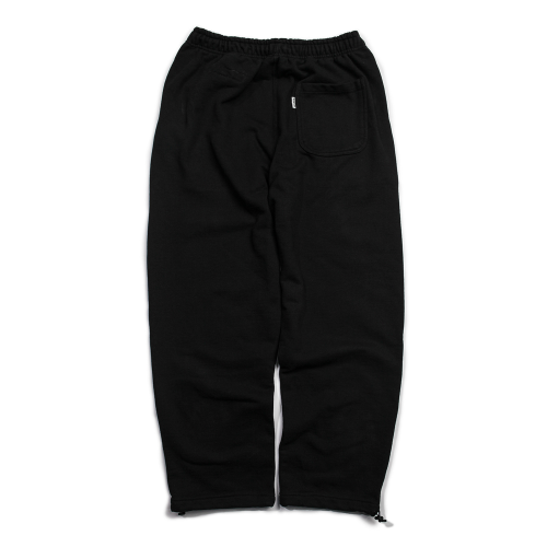 Mountain Logo Loose Fit Sweat Pants Black