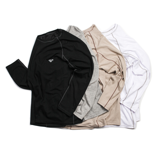 Standard Tracking Long Sleeve Melange Grey