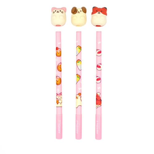 6in1 Hello Anirollz 05mm Gel Pen Set