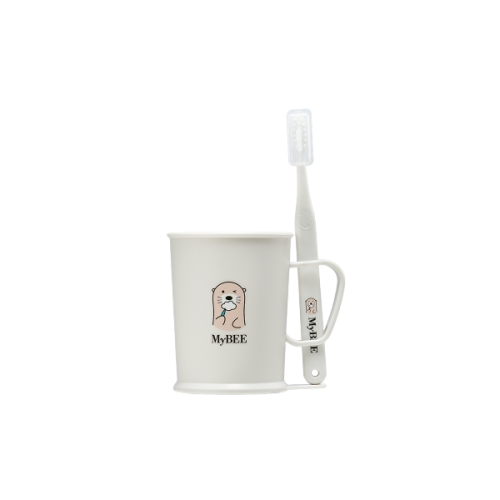 Mybee Kids Toothbrush Cup Set Made from Sugar Cane