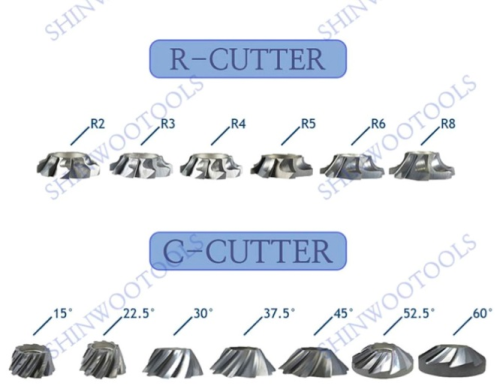 Bevel cutter and Round Cutter